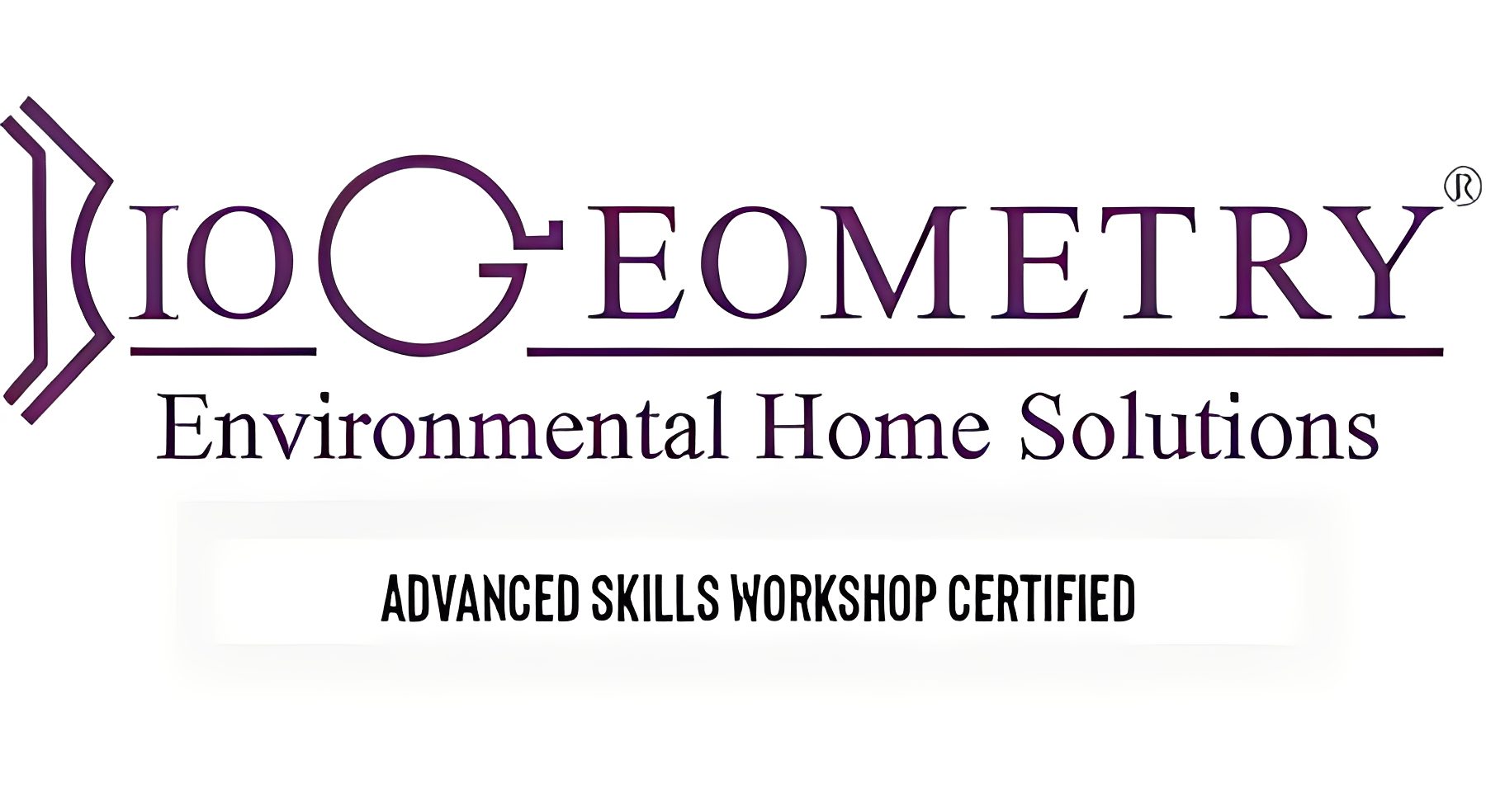 BioGeometry Environmental Home Solutions certification logo.