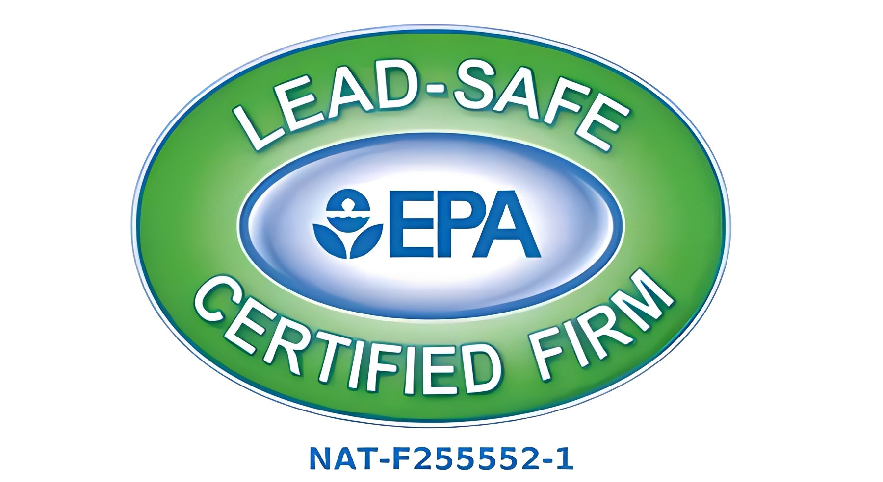 EPA lead-safe certified firm logo.