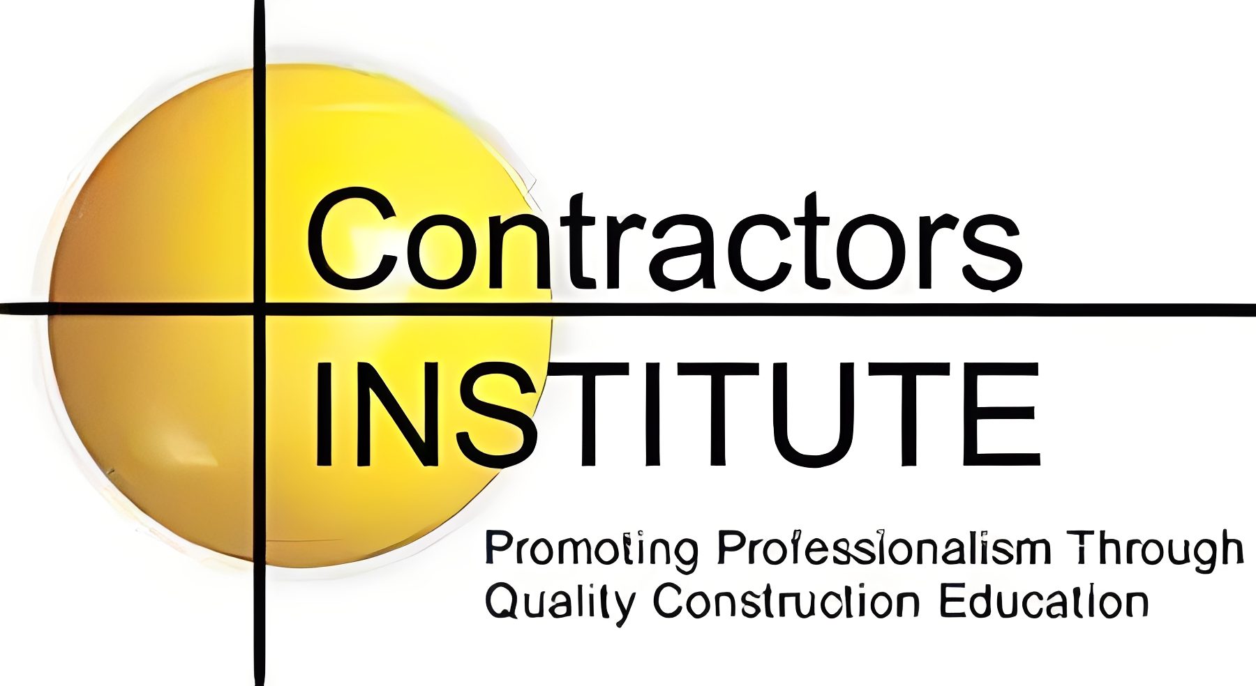 Contractors Institute logo with educational slogan.